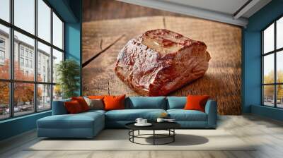 Deer meat steak Wall mural