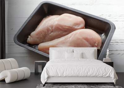 fresh raw chicken meat Wall mural