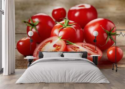 Fresh red tomatoes Wall mural