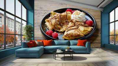 freshly baked crepes Wall mural