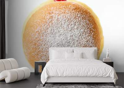 freshly baked jelly donut Wall mural