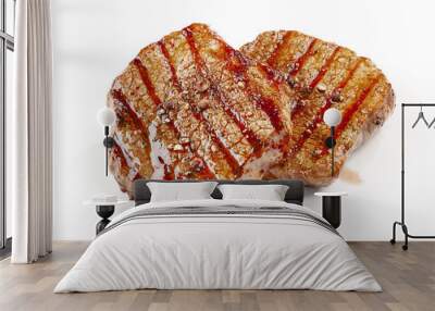 freshly grilled fillet steaks Wall mural