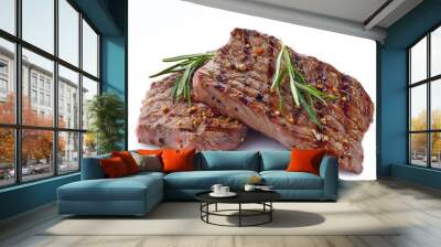 grilled beef steak Wall mural