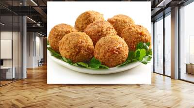 plate of falafel balls Wall mural