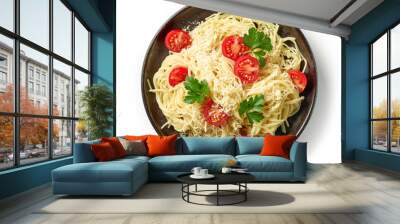 plate of spaghetti pasta Wall mural