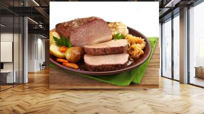 Roast pork Wall mural