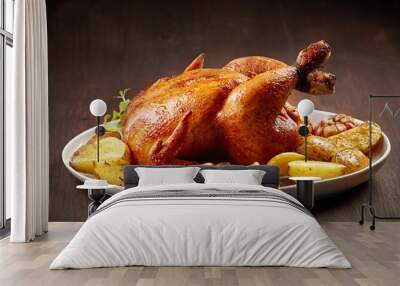 roasted chicken Wall mural