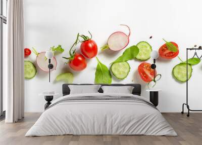 various fresh vegetables Wall mural