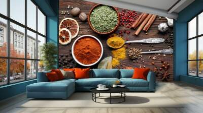 various spices Wall mural