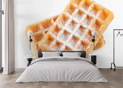 waffles with sugar Wall mural