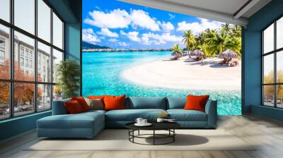 Bora Bora Island, French Polynesia. Wall mural