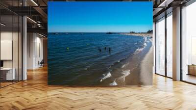 beach at sunset, South of France, Test de buche, sea, beach, sky, fun, wing, blue, holidays Wall mural