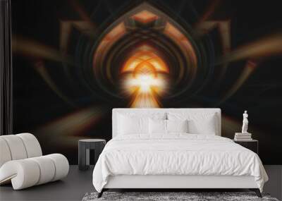 illustration made with the twirl effect for backgrounds, wallpapers and overlays Wall mural