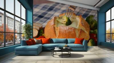 Fondue Wall mural