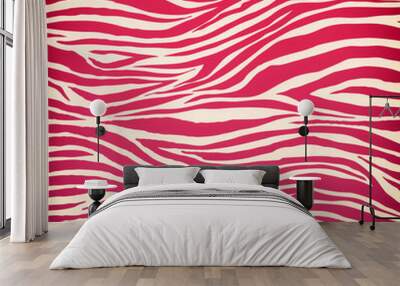 Zebra seamless pattern Wall mural