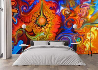 graffiti background Wall mural