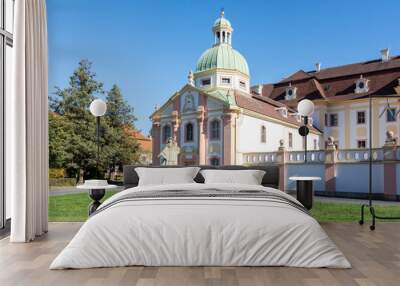 the oldest cistercian abbey in germany - ostritz saxony, germany Wall mural