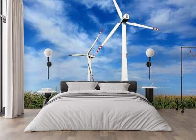 wind turbine in the field Wall mural