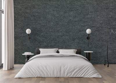 grey fabric, close up  Wall mural