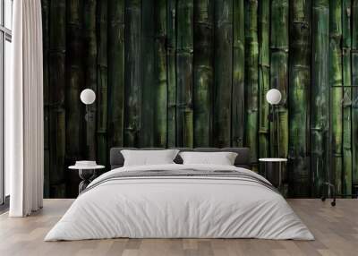 bamboo background Wall mural