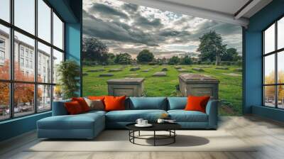 cemetery Wall mural