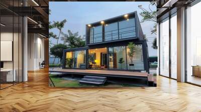 container trailer house or office Wall mural