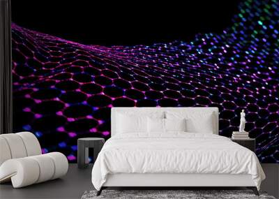 Graphene structure Wall mural