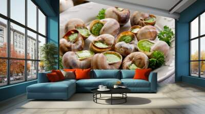 bourguignonne snail- lumache alla bourguignonne Wall mural