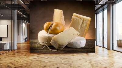 variety of cheese Wall mural