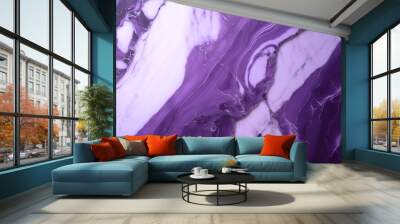 Purple marble background. Material for floors or walls. Ideal for use in Photoshop as the basis of luxurious products. Wall mural