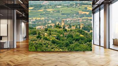 torgiano (umbria) view from bettona Wall mural