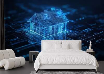 Smart Home Digital Technology Wall mural