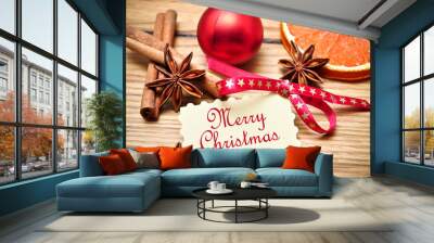 Merry Christmas Wall mural