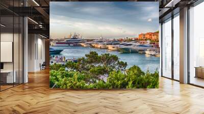 Harbor of Porto Cervo, heart ofSardinia, Italy Wall mural