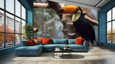 Toucan in zoo Wall mural