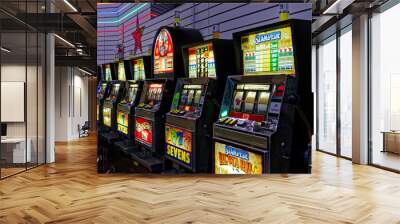 slot machine in casino Wall mural