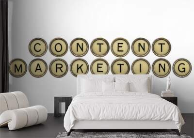 content marketing Wall mural