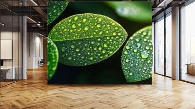 Abstract background on the theme of nature, energy conservation and ecology. Love for the earth and nature. Wall mural