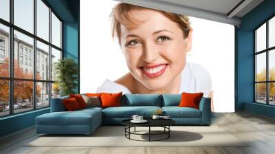 fashion portrait of beautiful blond girl Wall mural