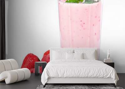 Fresh fruits and smoothies Wall mural