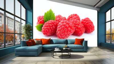 Raspberry fruits Wall mural