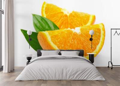 Sweet orange fruit Wall mural