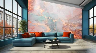 Alcohol ink. Style incorporates the swirls of marble or the ripples of agate.  Abstract painting, can be used as a trendy background for wallpapers, posters, cards, invitations, websites. Wall mural