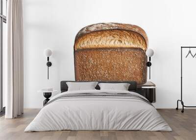 a loaf of bread on a white surface Wall mural