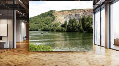 Quarry on the Meuse in the Belgian Ardennes Wall mural