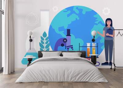 Ecology concept Wall mural