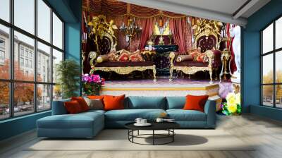 interior luxury. Wall mural