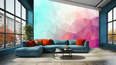 abstract polygonal background Wall mural