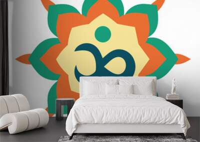 Omh symbol icon Wall mural