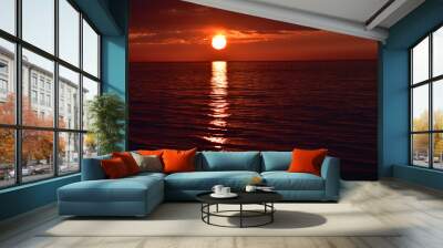 Port Elgin Sunset 2 Wall mural